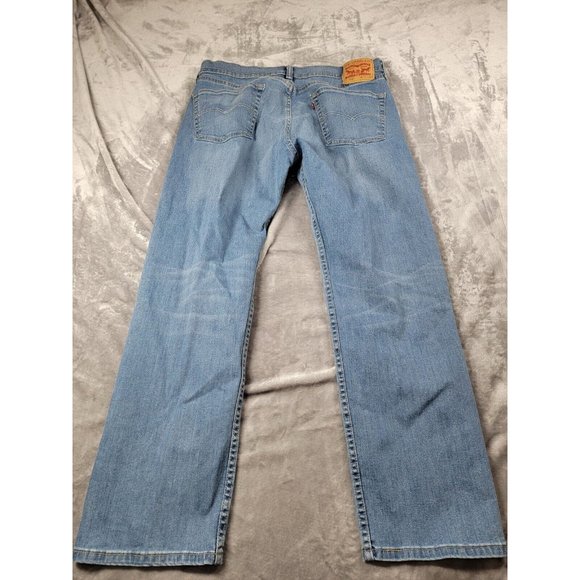 Levi’s 505 Denim Jeans Mens Size 36x29 light Medium Blue Wash - Picture 8 of 8